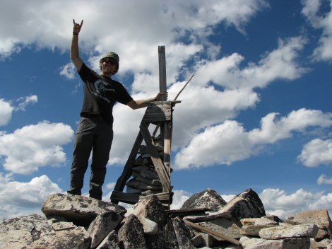 Matt on the Summit of South Loon Mountain